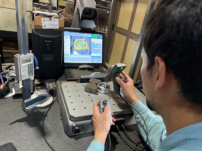 三次元測定風景