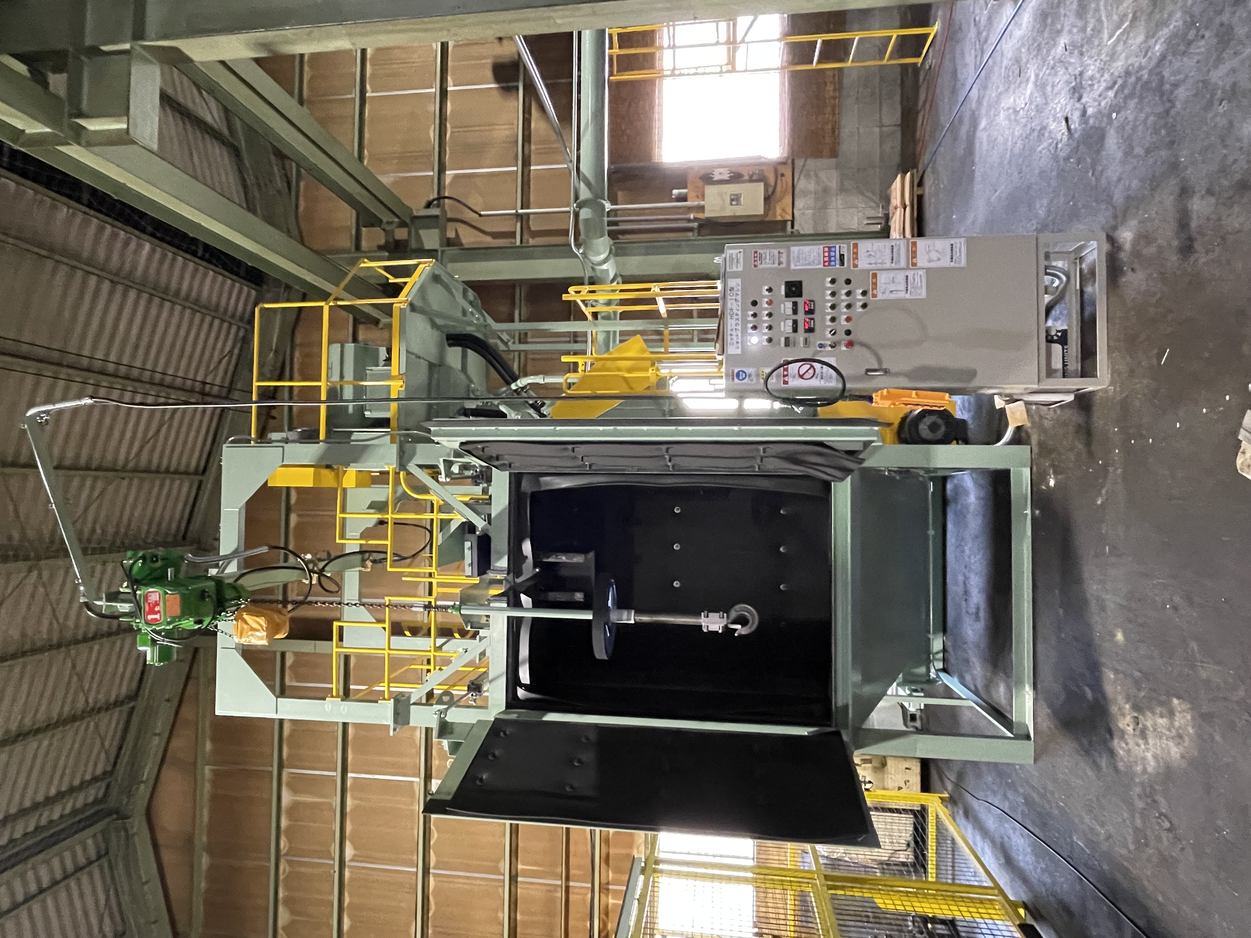 ブラスティングマシンの写真